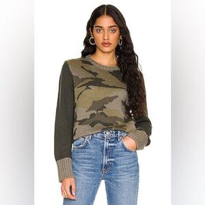 Splendid Mally Sweater in Vob Camo Womens Size XS
